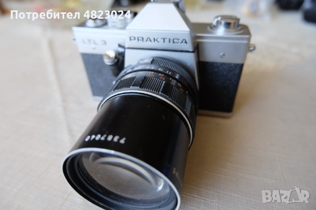 Praktica LTL3 & Pentacon 135mm f2.8 lens. M42 Mount.