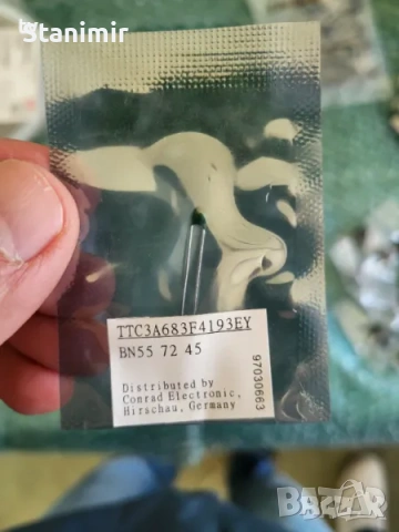 Терморезистор NTC thermistor TTC3A683F4193EY, -40 - +125 °C - 60 броя