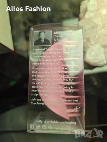 Оригинална четка за скалп Tangle Teezer Scalp Brush (Масаж и ексфолиация) – Нова


