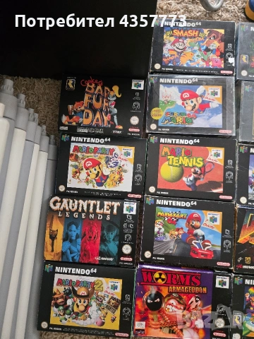 Nintendo 64 колекция, снимка 2 - Други игри - 54822416