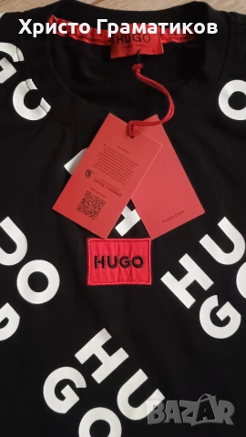 Мъжка тениска Hugo , снимка 2 - Тениски - 54725284