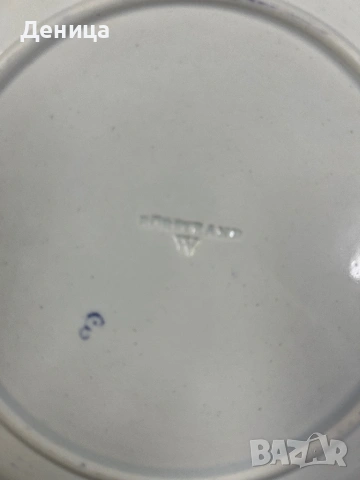 Три старички красавици♥️  Rörstrand  "Slinga" Розов кант и черна декорация Диаметър -21.5 см , снимка 13 - Чинии - 54185989