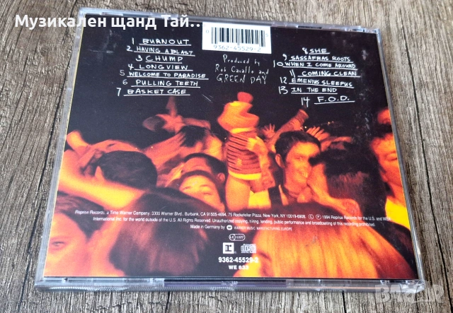 Компакт Дискове - Рок - Метъл: Green Day – Dookie, снимка 2 - CD дискове - 55004038