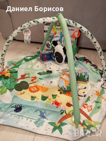 Активна гимнастика 3 в 1 с басейн за топки - 110х115см, 0+ месеца, снимка 2 - Образователни игри - 54071021