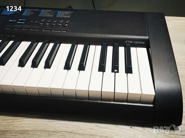 синтезатор клавир CASIO CTK-1200 пиано с 5 октави плътни клавиши и USB , снимка 9 - Синтезатори - 55569394