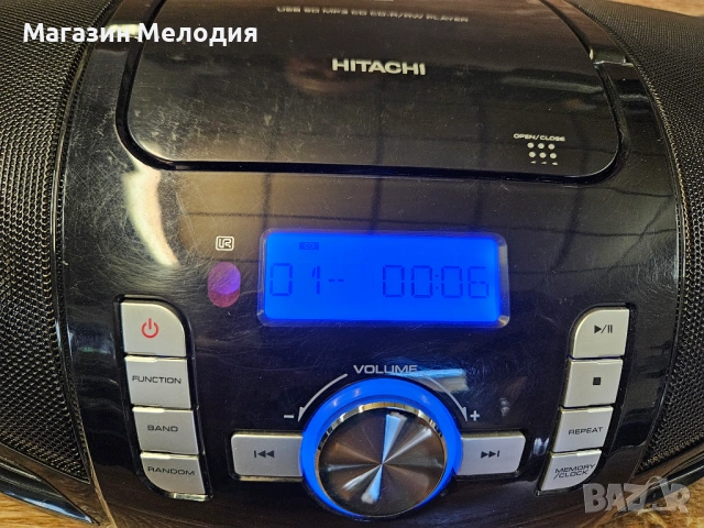 Радио с диск и usb Hitachi CX77mp3u , снимка 2 - Радиокасетофони, транзистори - 54712894