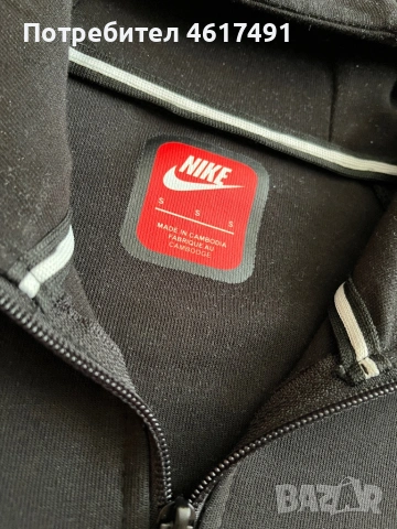 МЪЖКО ГОРНИЩЕ NIKE FZ0754-010 TCH SSNL TF+ WR FZ ЧЕРНО, снимка 6 - Суичъри - 53974385