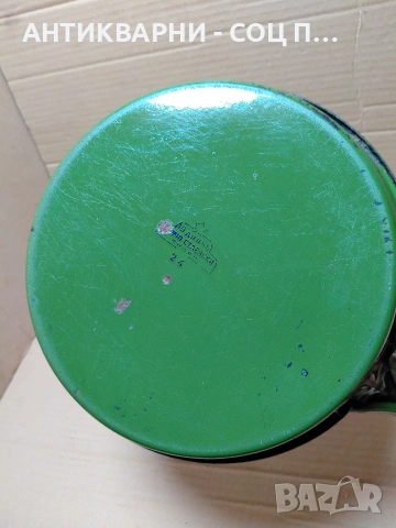 Соц Стар Емалиран Тиган. НОМЕР 342., снимка 6 - Антикварни и старинни предмети - 54101790