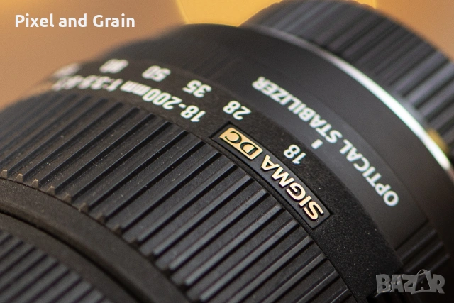 Sigma 18-200mm f/3.5-6.3 DC OS HSM обектив Никон, снимка 3 - Обективи и филтри - 54974930