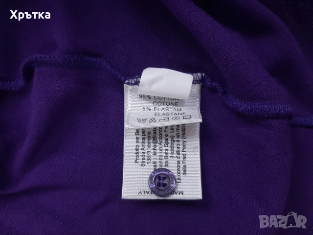 Fred Perry - Оригинална мъжка тениска с яка размер М, снимка 9 - Тениски - 54167446