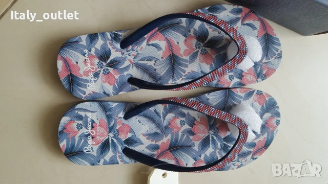 Оригинални, нови в кутия дамски джапанки Pepe Jeans -38, снимка 4 - Джапанки - 54800037