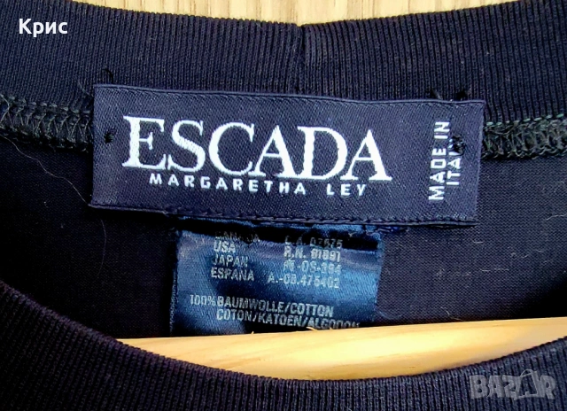 ESCADA оригинална дамска памучна тениска, снимка 2 - Тениски - 54390498