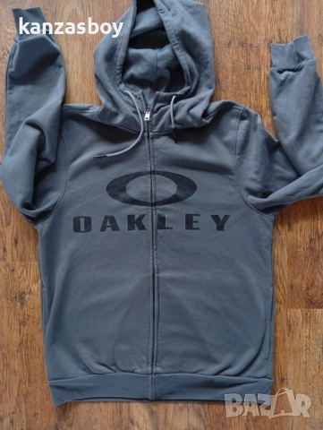 Oakley Bark FZ Gray Hoodie Jacket- мъжко горнище р-р  XXL, снимка 4 - Спортни дрехи, екипи - 54393040