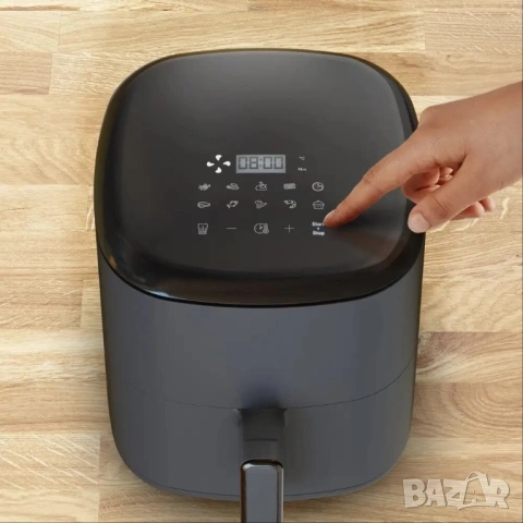 Фритюрник с горещ въздух TEFAL Easy Fry Max EY245B10, 1,2 кг, 5 л, 1500 W, снимка 3 - Фритюрници - 54700536