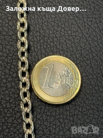 Сребърен  синджир ланче silver 925 чисто нов lanec sinjir ланец, снимка 5 - Колиета, медальони, синджири - 54488349