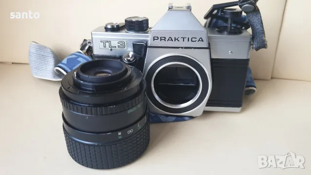 Ретро фотоапарат Praktica LTL 3 с обектив Hoya 28-50mm, снимка 8 - Фотоапарати - 55354305