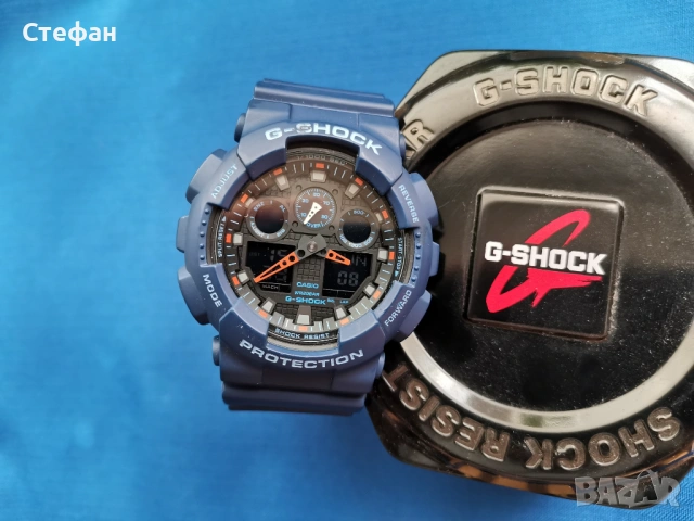ХИТ ЦЕНА Часовник Casio G-shock GA100L-2A, снимка 2 - Мъжки - 54838922