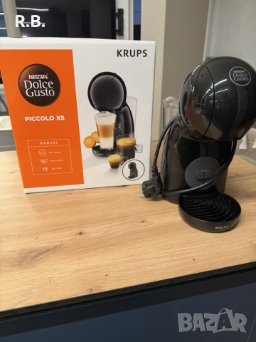 Кафемашина Nescafe Dolce Gusto Krups, PICCOLO XS, черна, снимка 3 - Кафемашини - 55667381