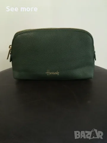 HARRODS несесер естествена кожа