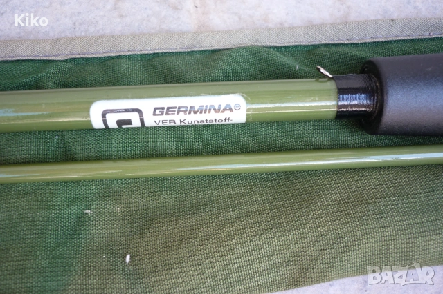 Чисто нова ретро въдица Germina - ГДР, снимка 3 - Въдици - 54857202