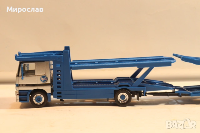 HERPA H0 1/87 MERCEDES ACTROS АВТОВОЗ КАМИОН КОЛИЧКА МОДЕЛ, снимка 2 - Колекции - 54222758