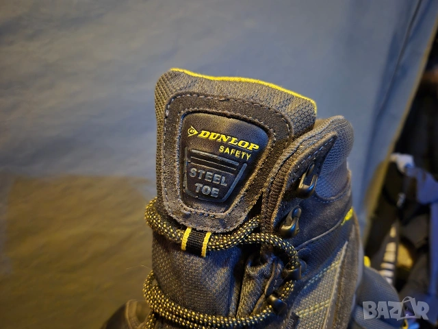 Dunlop steel toe-защитни обувки-номер 43.5, снимка 4 - Мъжки ботуши - 54494801