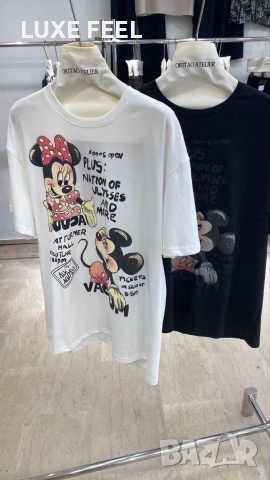 ✨Дамски Тениски с Камъни , снимка 2 - Тениски - 54036399