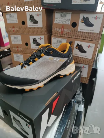 Мъжки туристически обувки Kayland Strider GTX Grey Yellow Размер 42