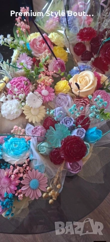 букет от соеви свещи , снимка 7 - Декорация за дома - 54004913