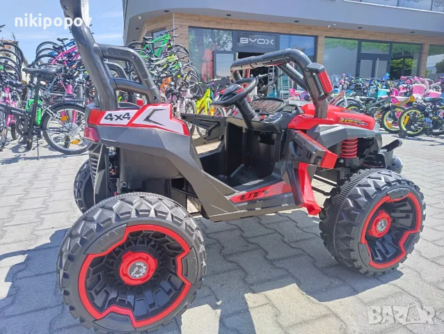 SAFARI двуместен акумулаторен джип JAKARTA 4x4 червен, снимка 2 - Коли, камиони, мотори, писти - 55440317