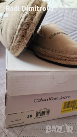 Дамски еспадрили Calvin Klein jeans, снимка 5 - Маратонки - 54816665
