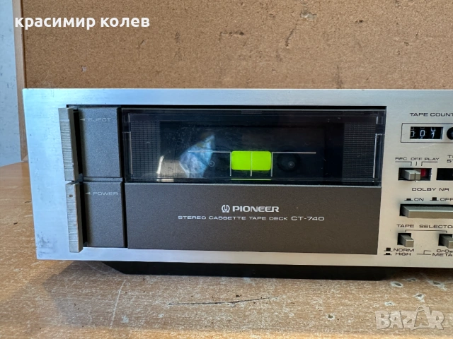 касетен дек "PIONEER CT-740", снимка 2 - Декове - 54153328