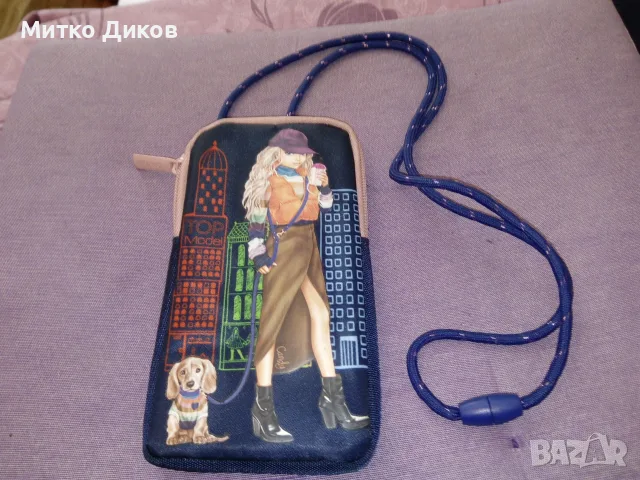 Калъф за телефон Depesche Top Model City Girls нов 185х100мм