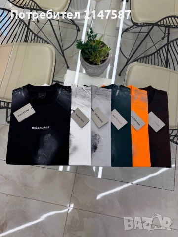 Мъжки тениски Balenciaga , снимка 4 - Тениски - 54630569