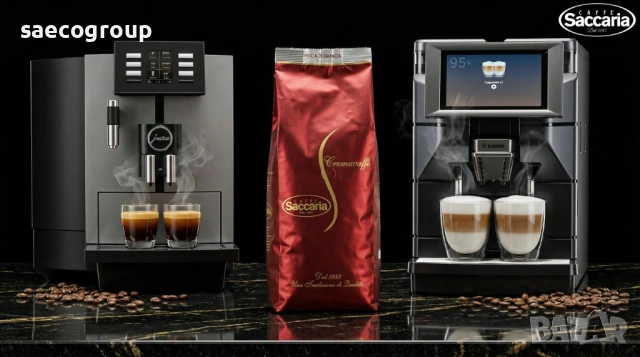 Премиум кафе на зърна Saccaria Cremacaffè, снимка 6 - Други - 53691021