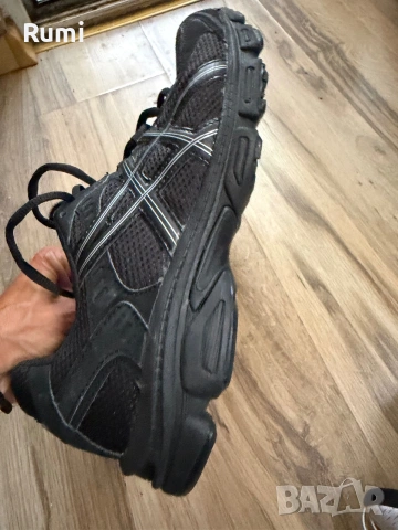 Оригинални мъжки черни маратонки Asics GEL! 43 н, снимка 9 - Маратонки - 54656800