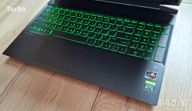 15.6' HP Gaming Ryzen 5 5600H/RTX 3050 4GB GDDR6/16GB/512GB, снимка 4 - Лаптопи за игри - 55680496