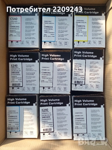 Тонер касети hp / Lexmark , снимка 16 - Консумативи за принтери - 53955064