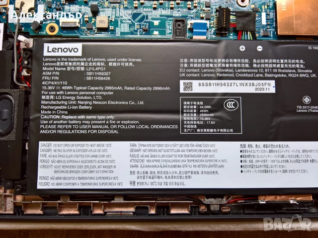 На части Lenovo ThinkPad L13 Gen 3, Intel® Core™ i5-1245U, 16GB DDR4 3200MHz, снимка 4 - Части за лаптопи - 55006663