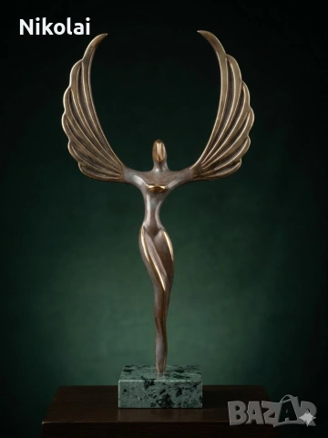 Авторска бронзова скулптура Нике Богдан Бондиков  35 см