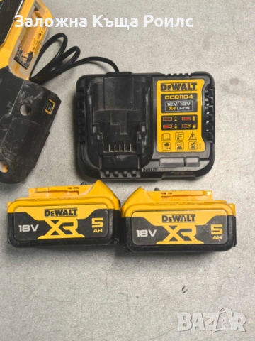 Акумулаторен Перфоратор DeWalt DCH273 с 2 батерии DCB184 и зарядно DCB1104, снимка 4 - Перфоратори - 54478904