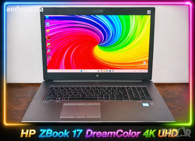 HP ZBook 17 DreamColor 4K UHD/Intel Core i7-8750H/NVidia Quadro P5200 16GB/16GB RAM/512GB SSD NVMe