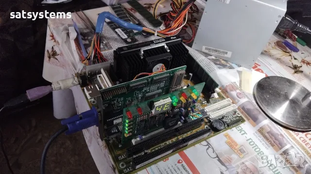 Дънна платка SuperPower SP-6BV-133 Slot 1 CPU+RAM, снимка 9 - Дънни платки - 55335371