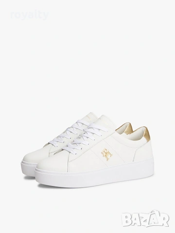 Tommy Hilfiger Platform Court Sneaker Metallics Нови Оригинални Дамски Маратонки 