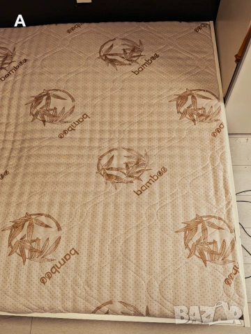 Топ матрак SleepMode Bamboo Massage 160x200 см, 8 см, 10/10 като нов, снимка 3 - Матраци - 55207842