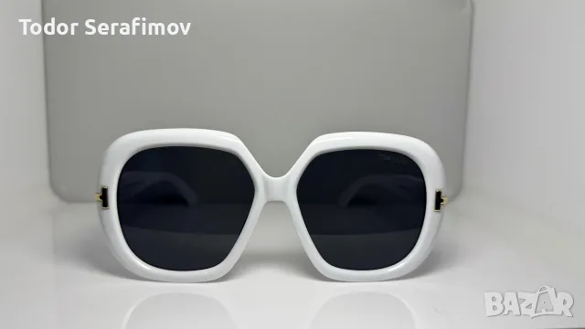 Слънчеви очила Tom Ford FT1052 / FT0930 (Nico) – Бели / Овърсайз