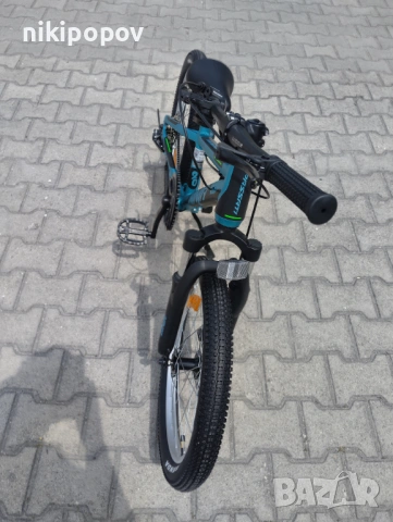 BG Алуминиев велосипед 20" NINJA син, снимка 5 - Велосипеди - 54334708