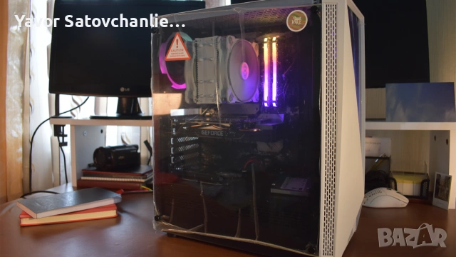 Геймърски компютър + монитор (Ryzen 5 3600, GTX 1660 Ti, 16GB RAM), снимка 2 - Други - 54016682