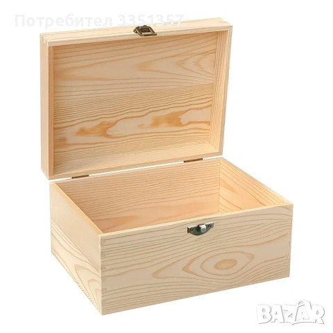 Стилна Дървена Кутия за Бижута и Спомени | Ръчна изработка и Естествен Дизайн, снимка 2 - Други стоки за дома - 54168706