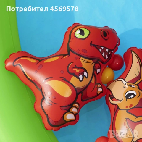 Водна площадка Bestway Jurassic 53160 – Детски мини аквапарк с пързалка и пръскачки! , снимка 10 - Басейни и аксесоари - 54324228